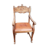 Fauteuil bois ancien