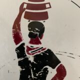 Basque women's plate Sieulanne Bayonne