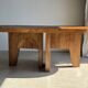 Immense solid teak table 2.10m x 1m