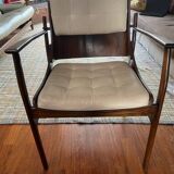 Set of 4 Jean Gillon chairs in jacaranda da Bahia (rosewood)