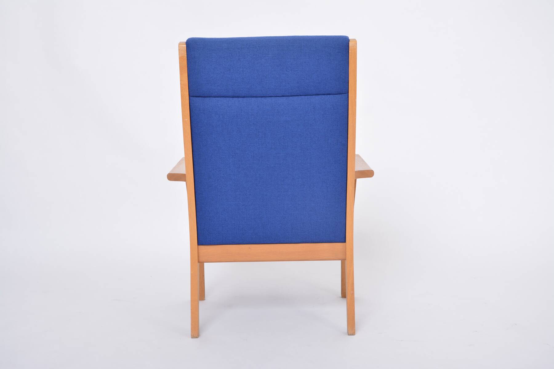 Reupholstered Danish Mid-Century Modern GE 181 a Chair by Hans Wegner for GETAMA