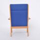Reupholstered Danish Mid-Century Modern GE 181 a Chair by Hans Wegner for GETAMA