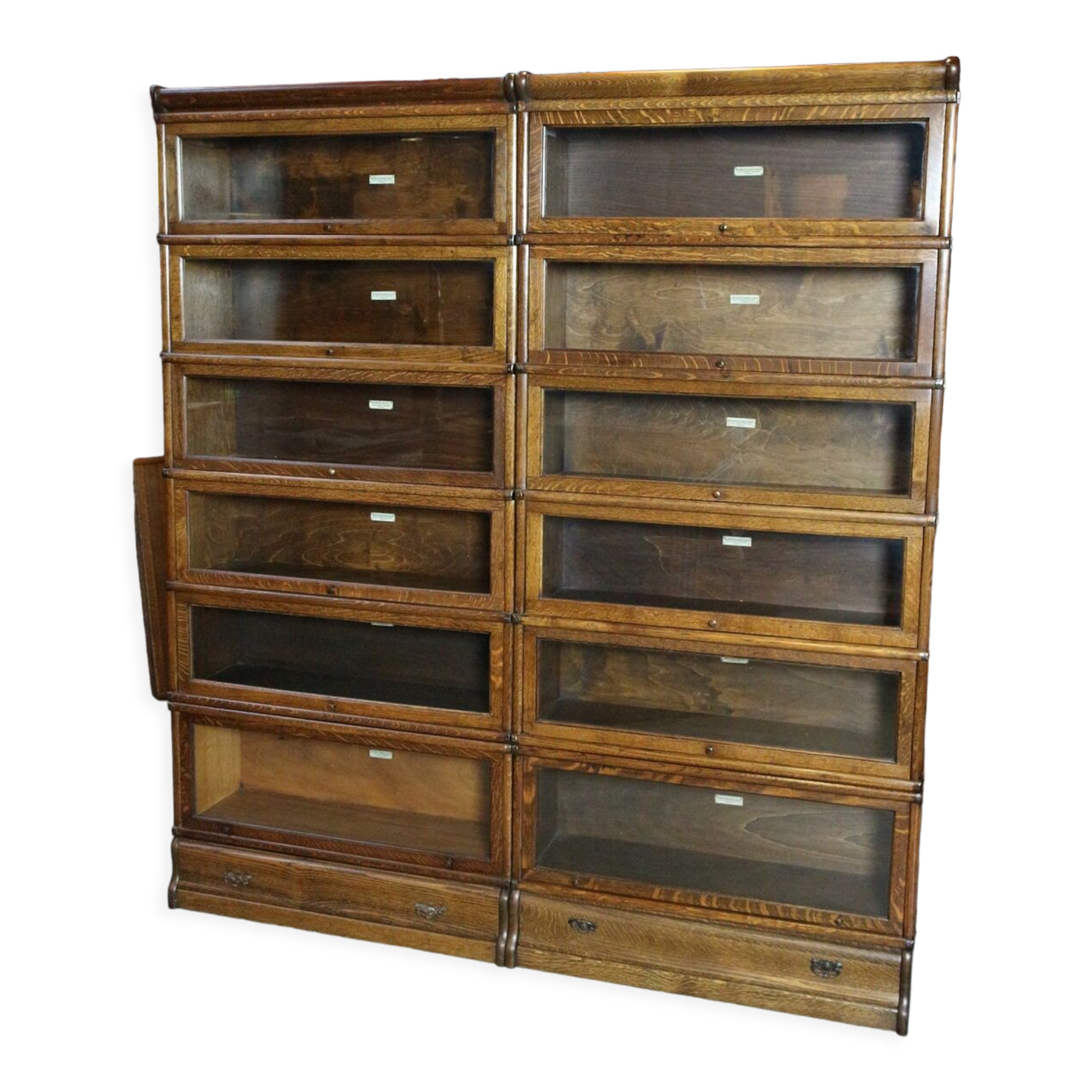 Antique globe wernicke bookcase