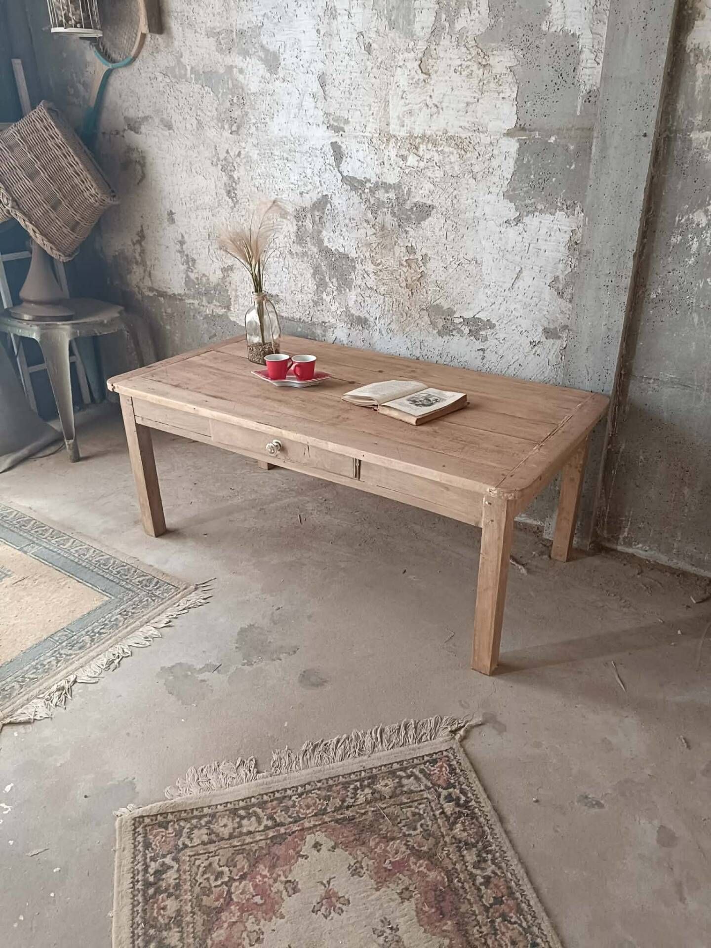 Table basse de ferme