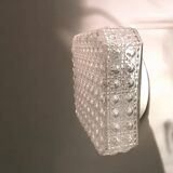 Square glass flush mounting ceiling light lamp