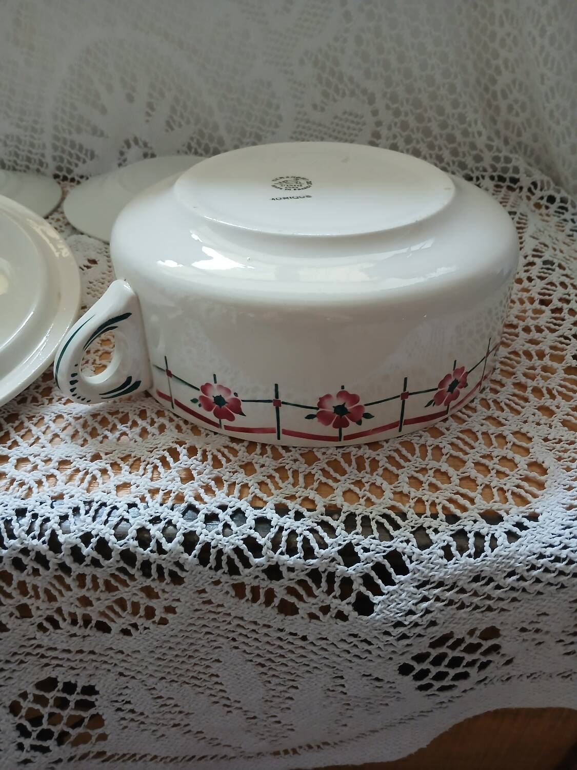 Antique Ceranord Saint Amand soup tureen