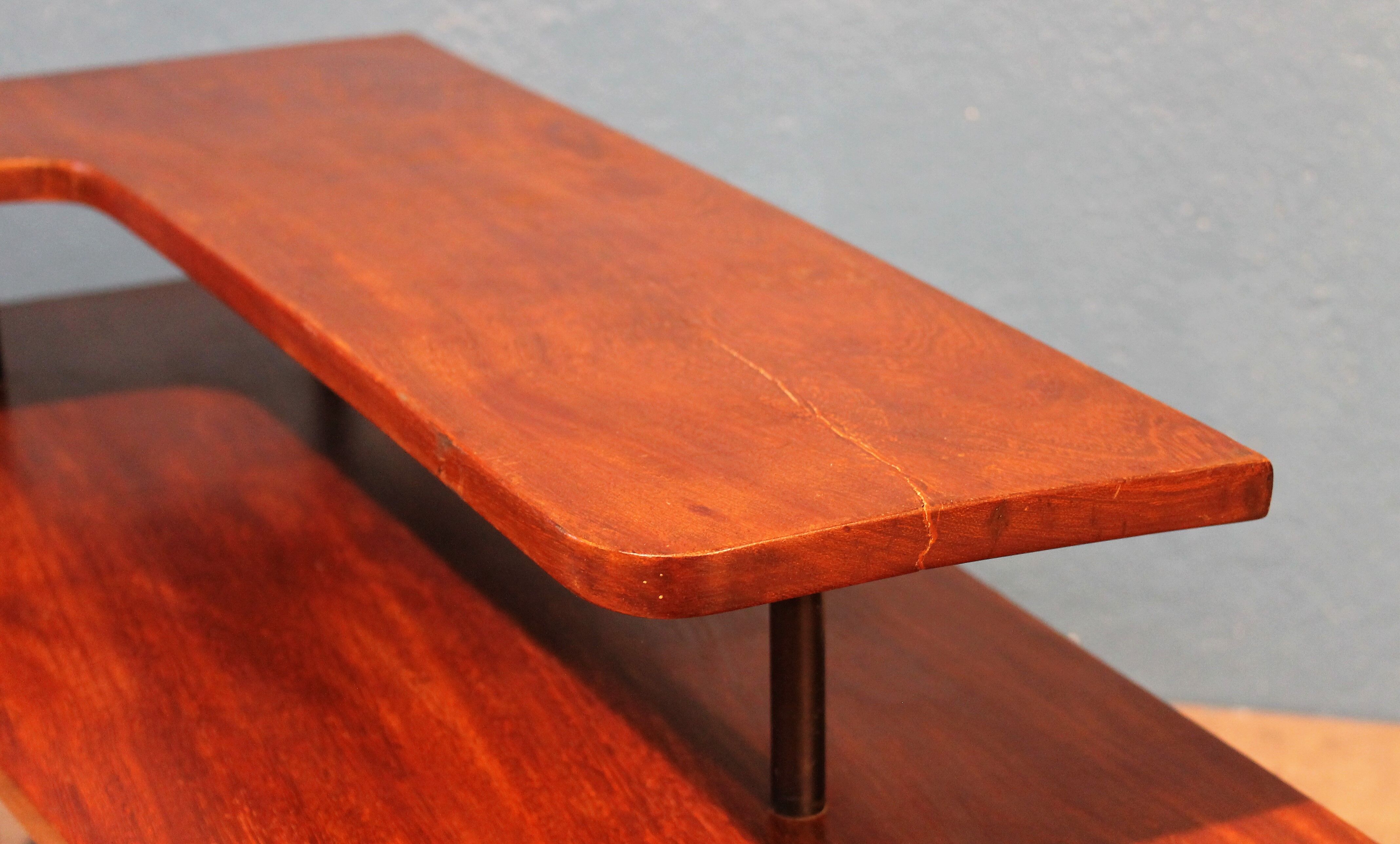 Table low double trays 60 years