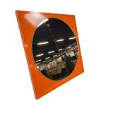 Miroir mural vintage orange / miroir / décoration