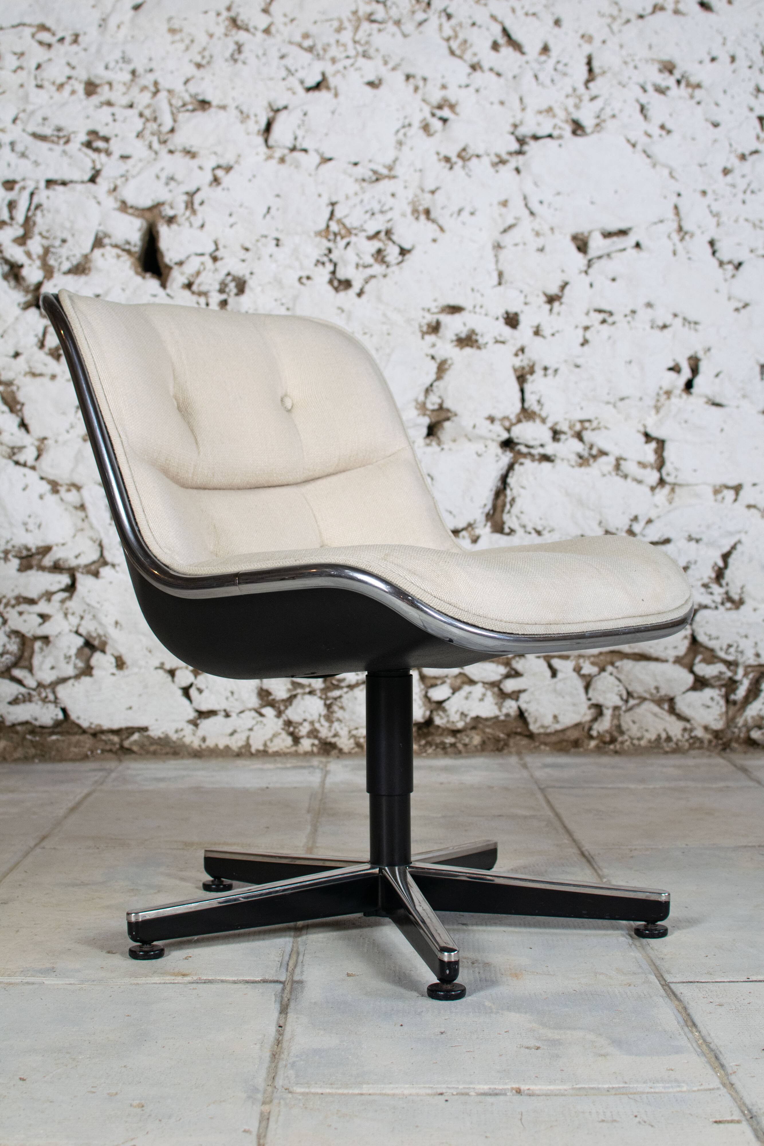 Fauteuil executive Charles Pollock pour Knoll, 1960