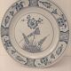 Dish blue bird fagel bla rorstrand pottery sweden christmas