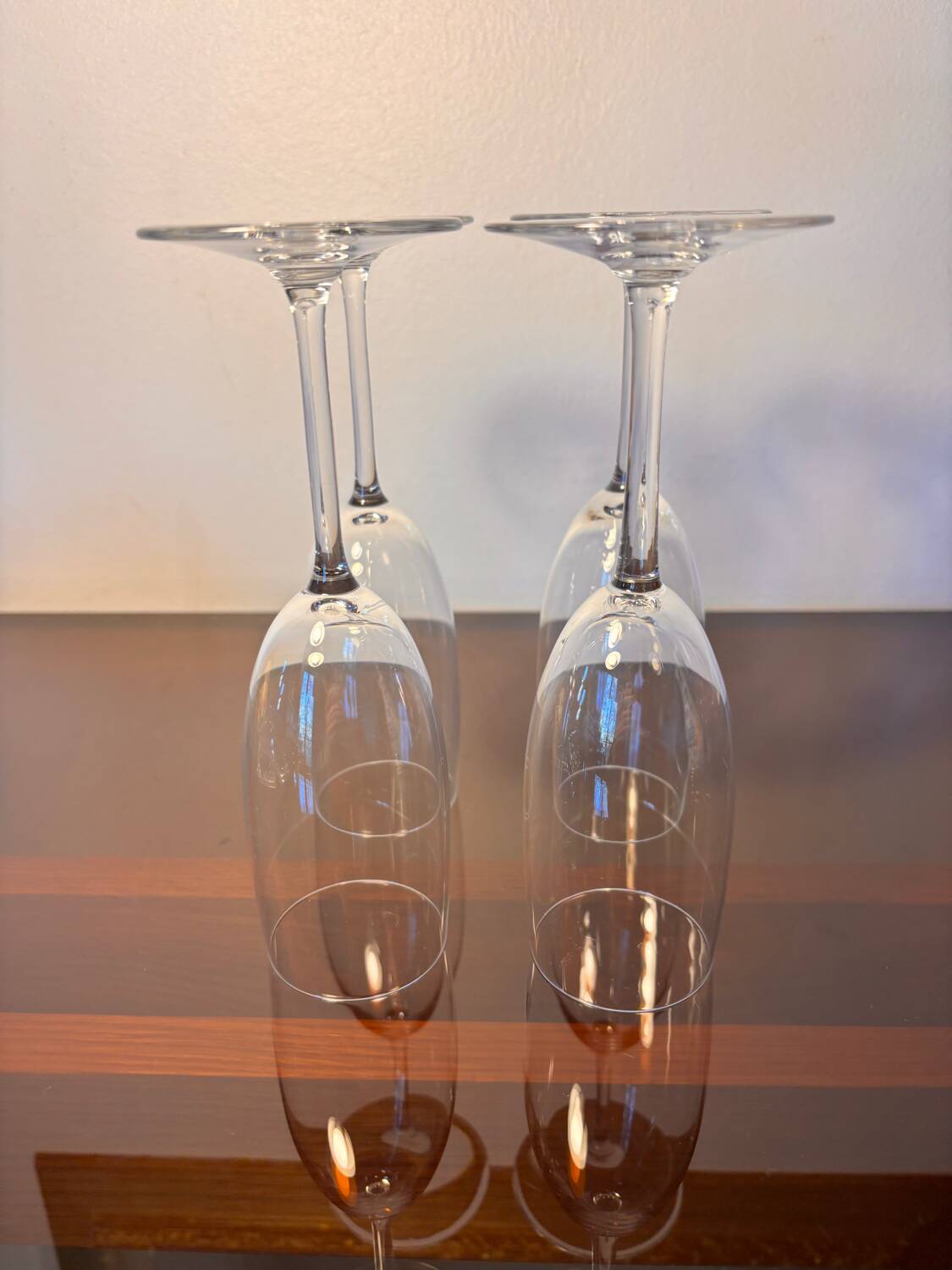 4 Baccarat Perfection champagne flutes