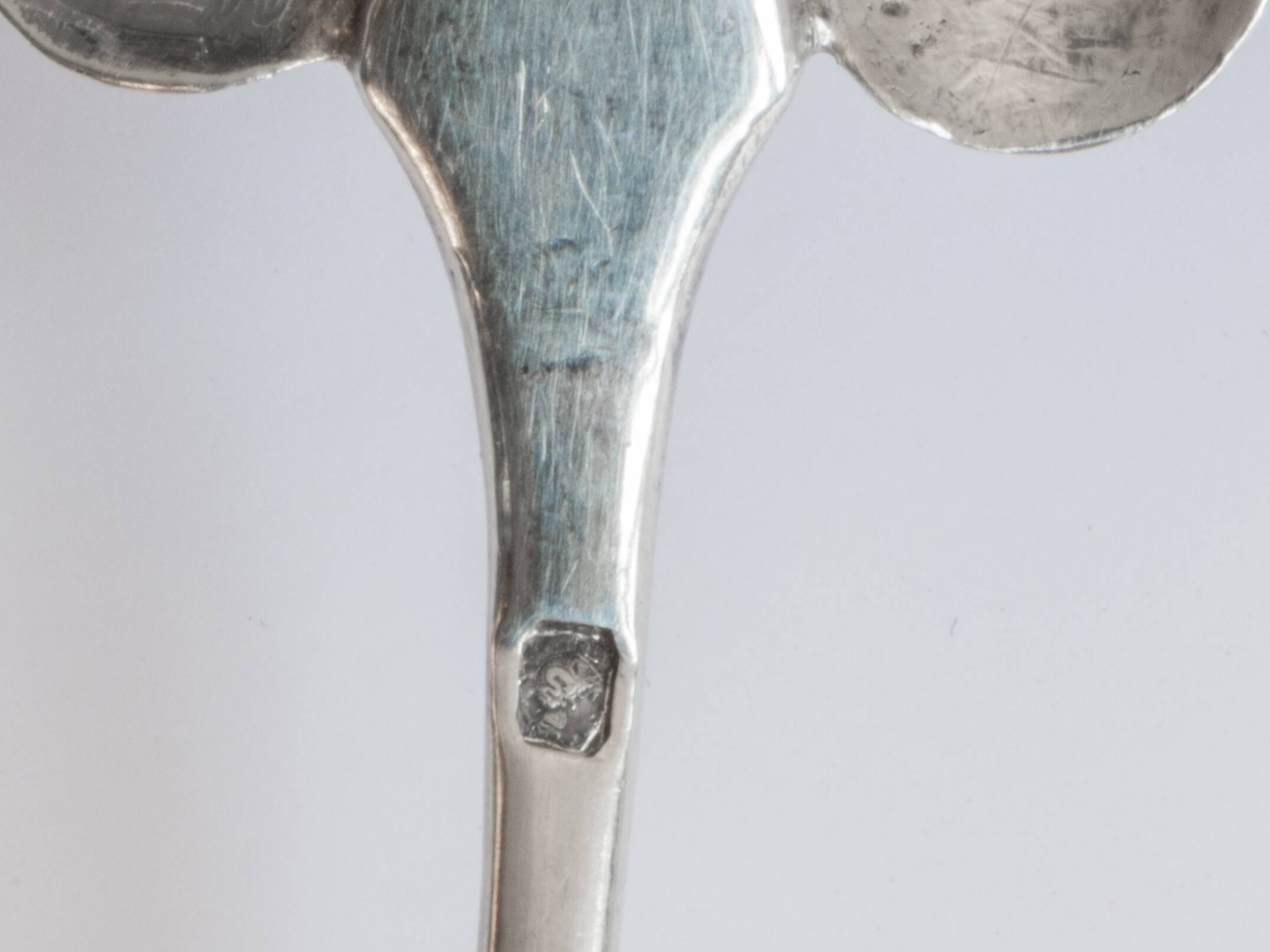 Solid silver spoon shaker