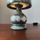 Lampe vintage 70 en onyx gris