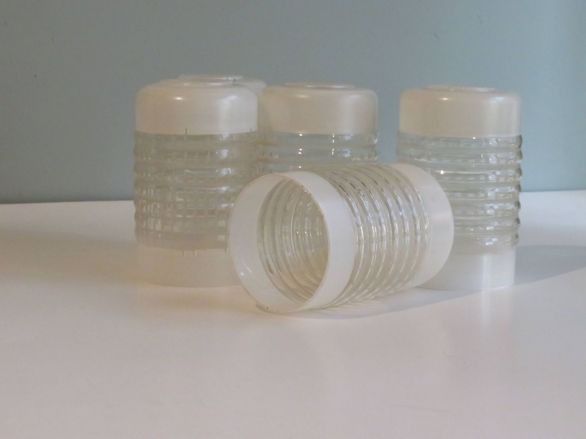 Lustre, teck et verre gravé, 1950 Italie