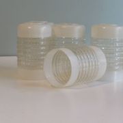 Lustre, teck et verre gravé, 1950 Italie