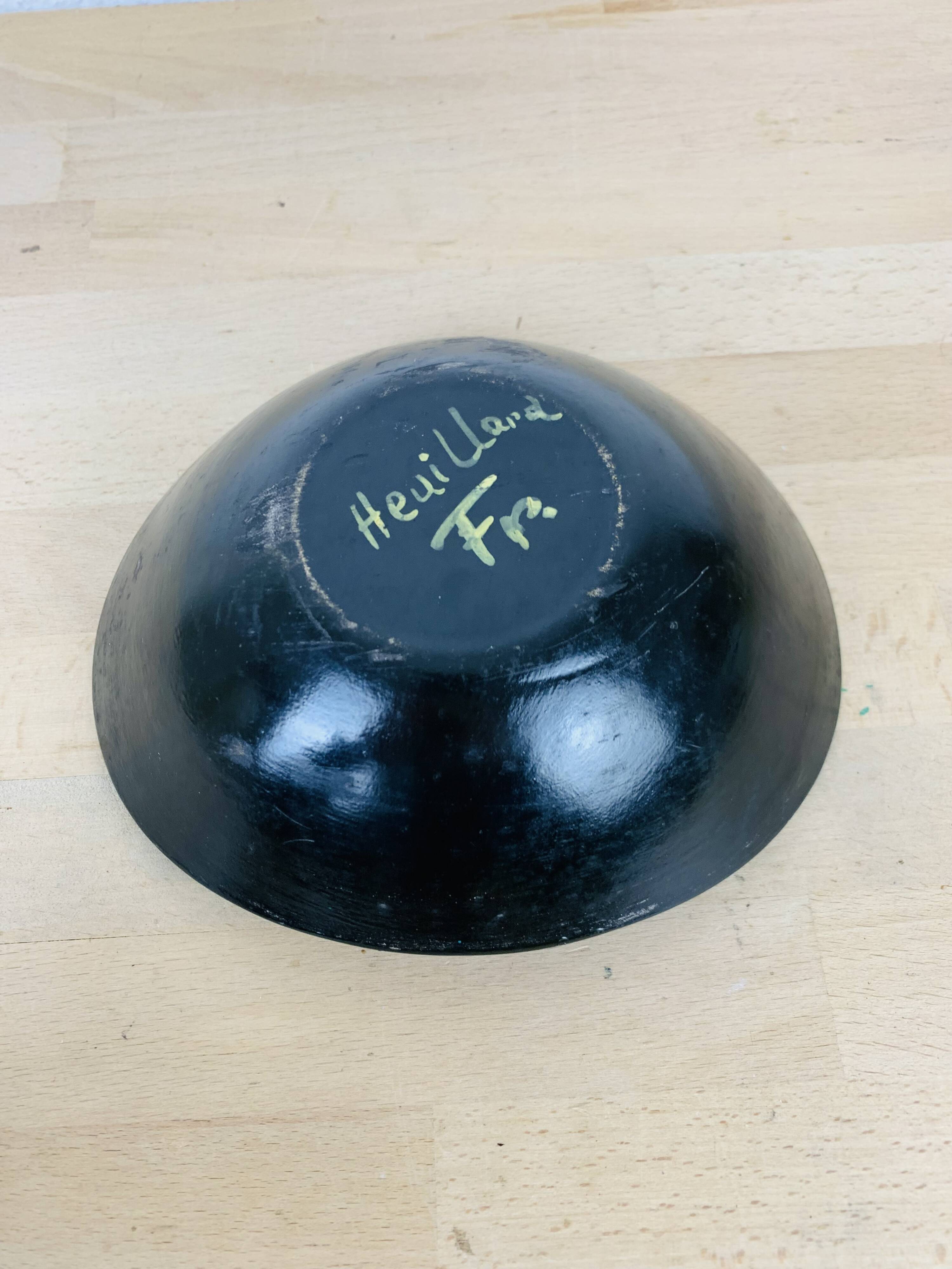 Vintage blue ceramic cup