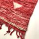 Moroccan Berber carpet Boujaad red and ecru 2,41 x 1.35 m