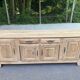 Vintage sideboard in solid oak from France, 20th century, 250cm
