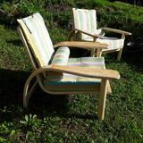 Pair of Scandinavian armchairs from the 40s