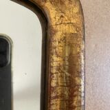Miroir bois doré 18ème siècle 20x51cm