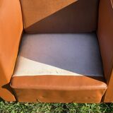 pair of leather clubs