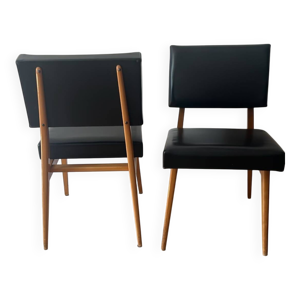 Paire de chauffeuse midcentury