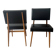 Paire de chauffeuse midcentury