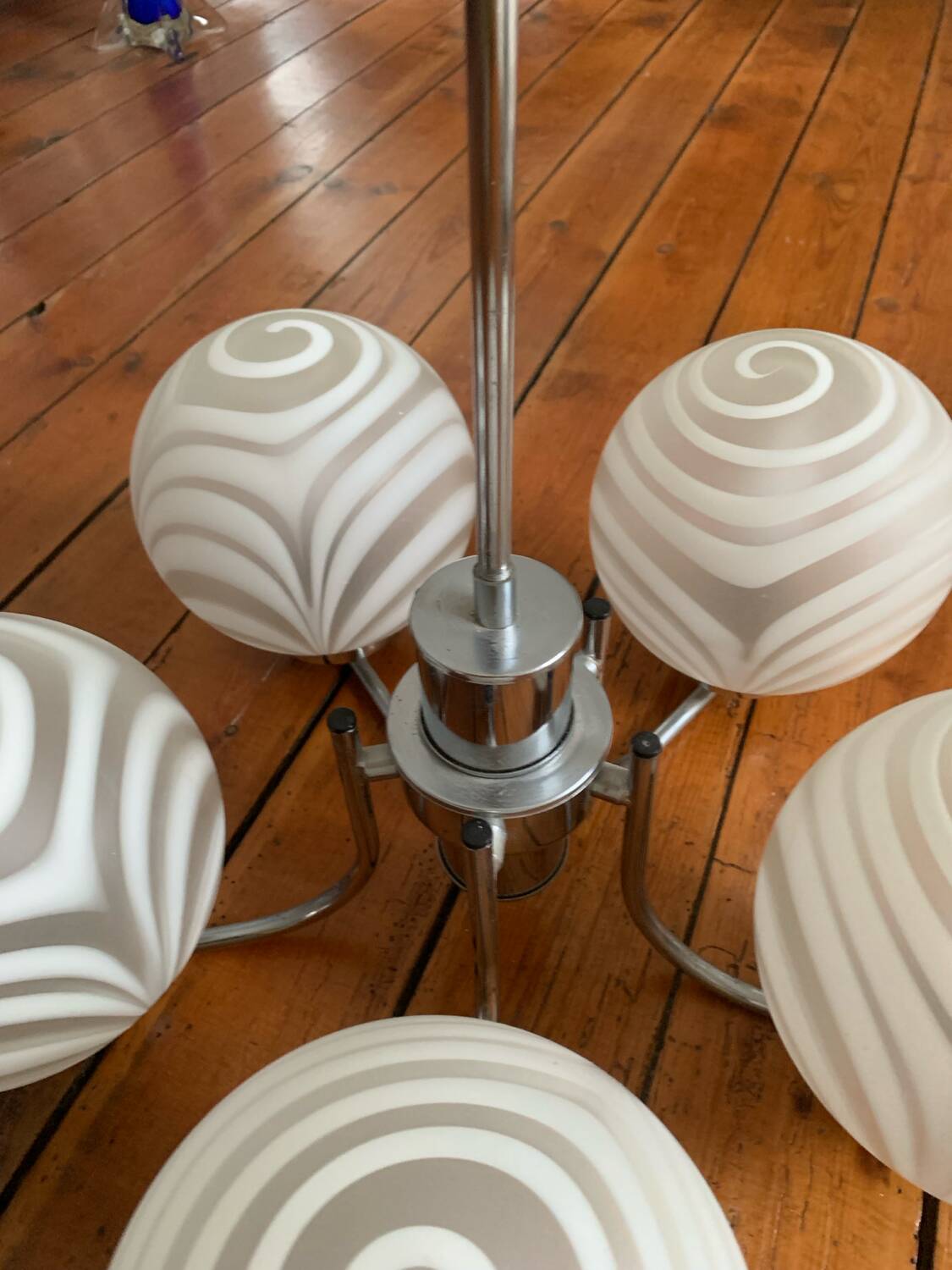 Five-branch chandelier type Spaceage