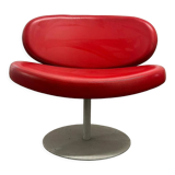 Sunset armchair by Christophe Pillet edited by Capellini in red leather