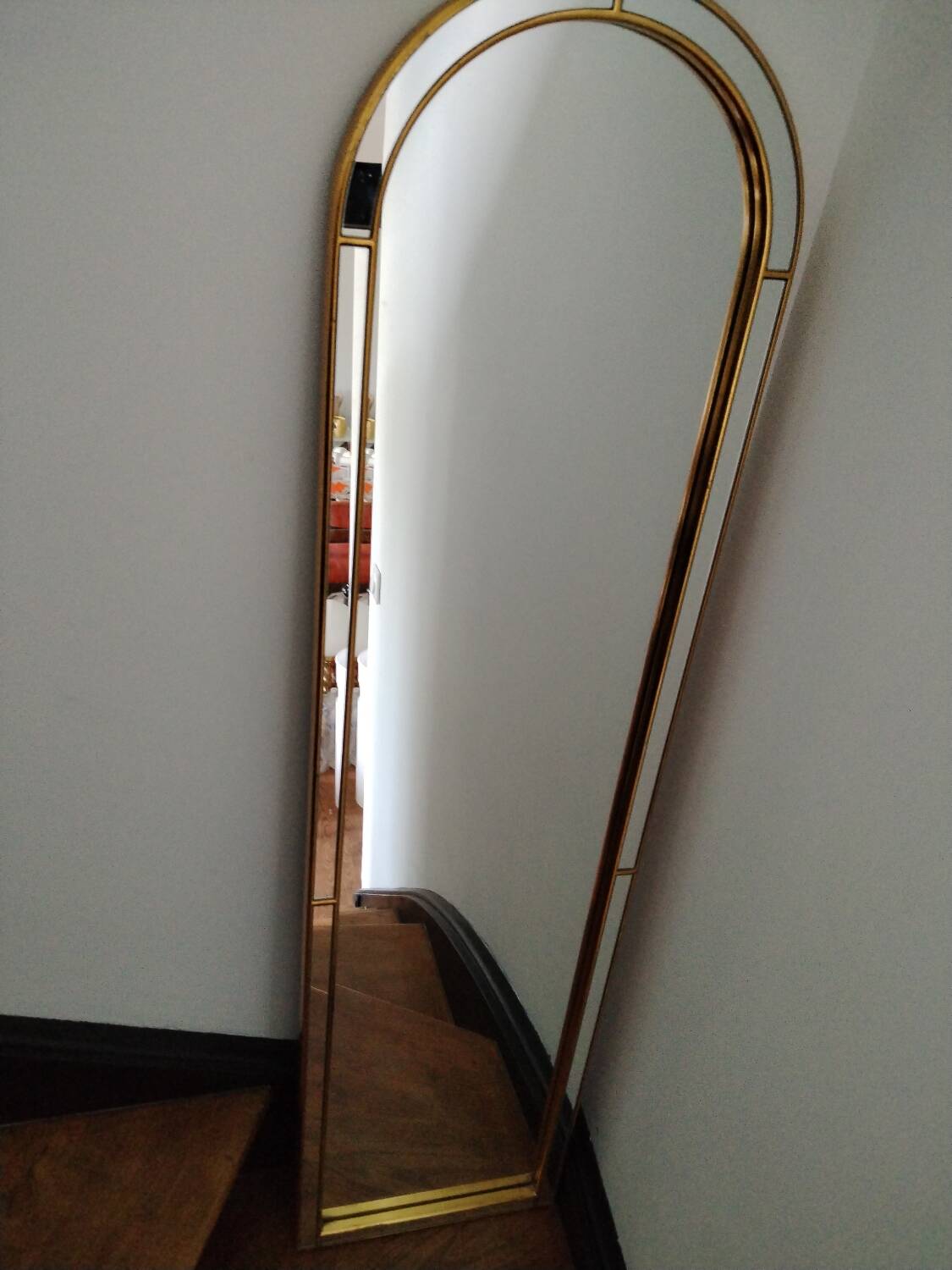 Large Vintage Deknudt Hollywood Regency Mirror