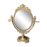 Miroir pivotant en bronze 30x38cm
