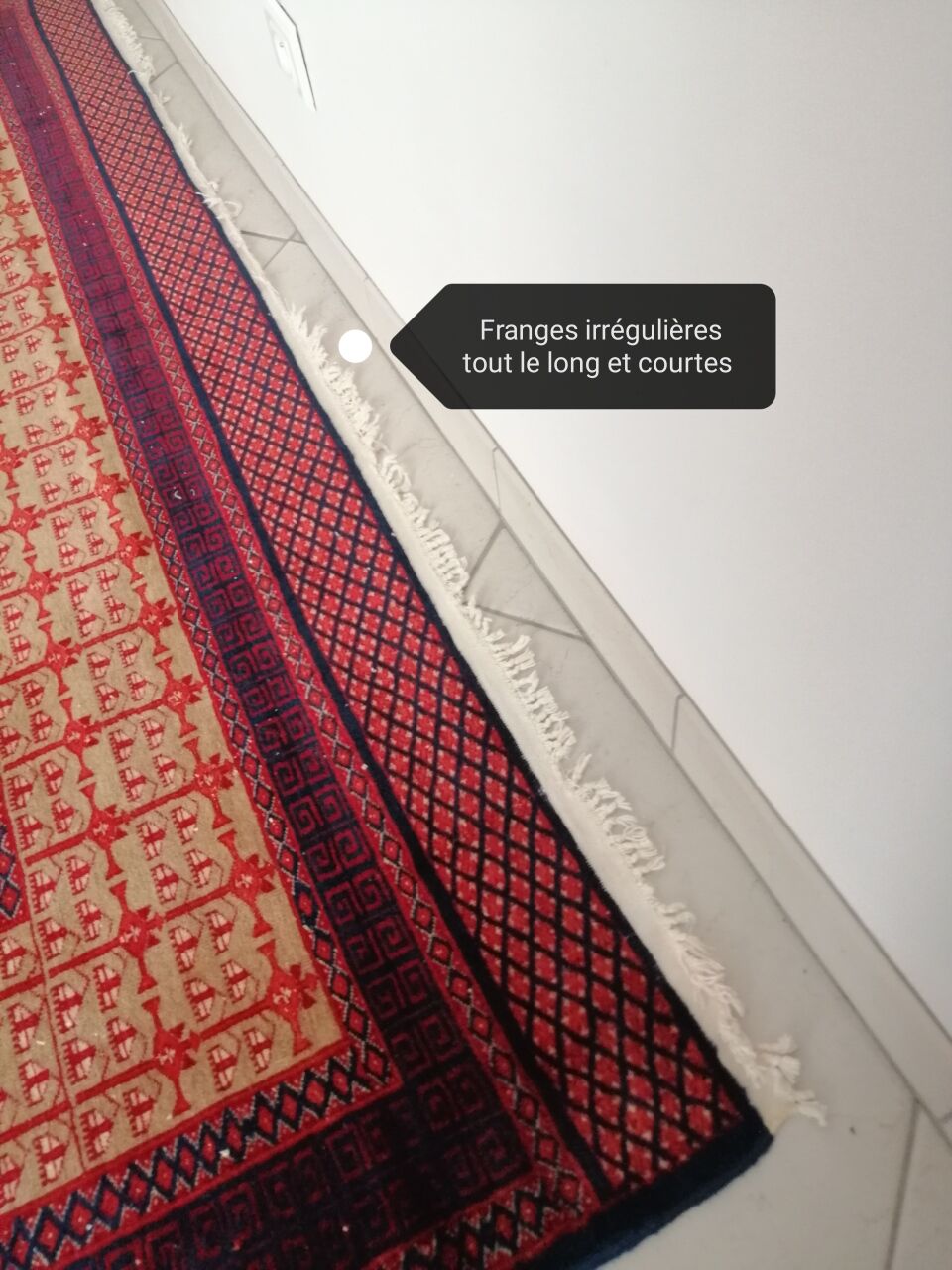 Vintage pakistan bukhara carpet  220x300cm
