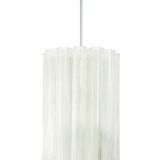 Cylindrical suspension with crystal glass by Doria, Germany, 1960s