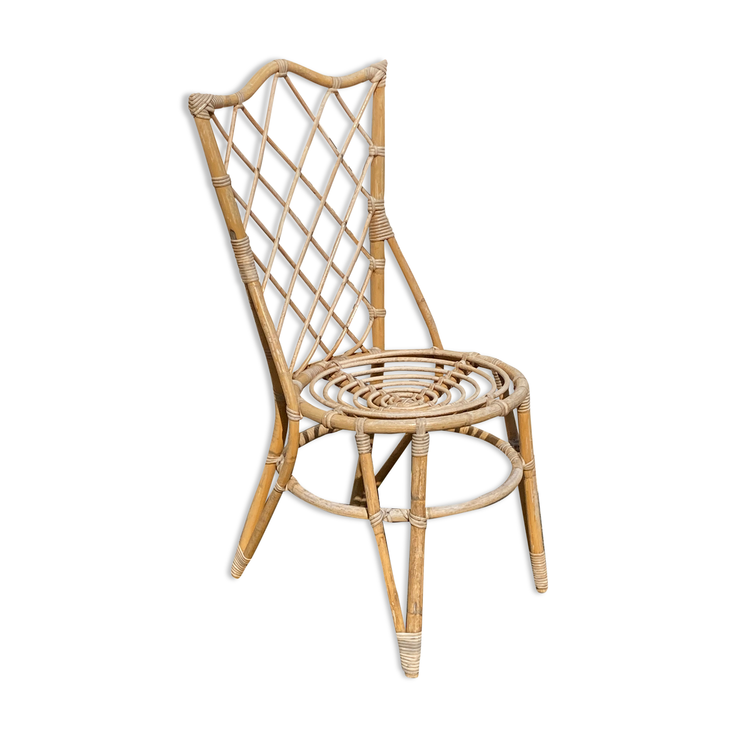 Rattan chair 60s