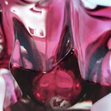 Pair of Pink Murano Glass Bonbonnières / Trinket Bowls, Italy