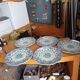 Superbe lot de 5 assiettes plates anciennes