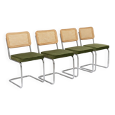 Lot de 4 chaises cantilever / Style Bauhaus