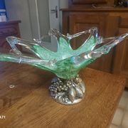 Vintage Murano blown glass coupe