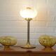 Mazzega Vintage Desk Lighting Murano Glass Mushroom Floor Lamp Italy 1970's