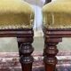 Set of 4 Victorian English chairs, 19th century, in mahogany