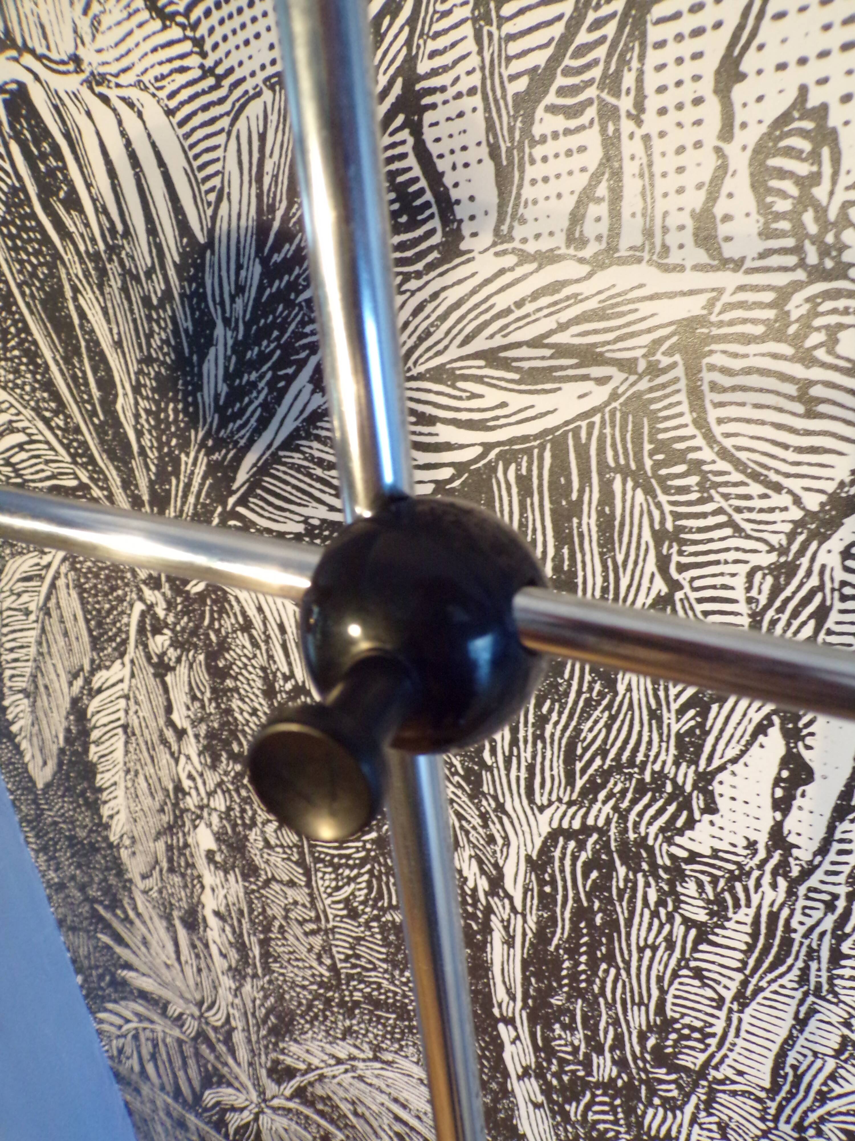 German floor lamp 1970 with pendulum