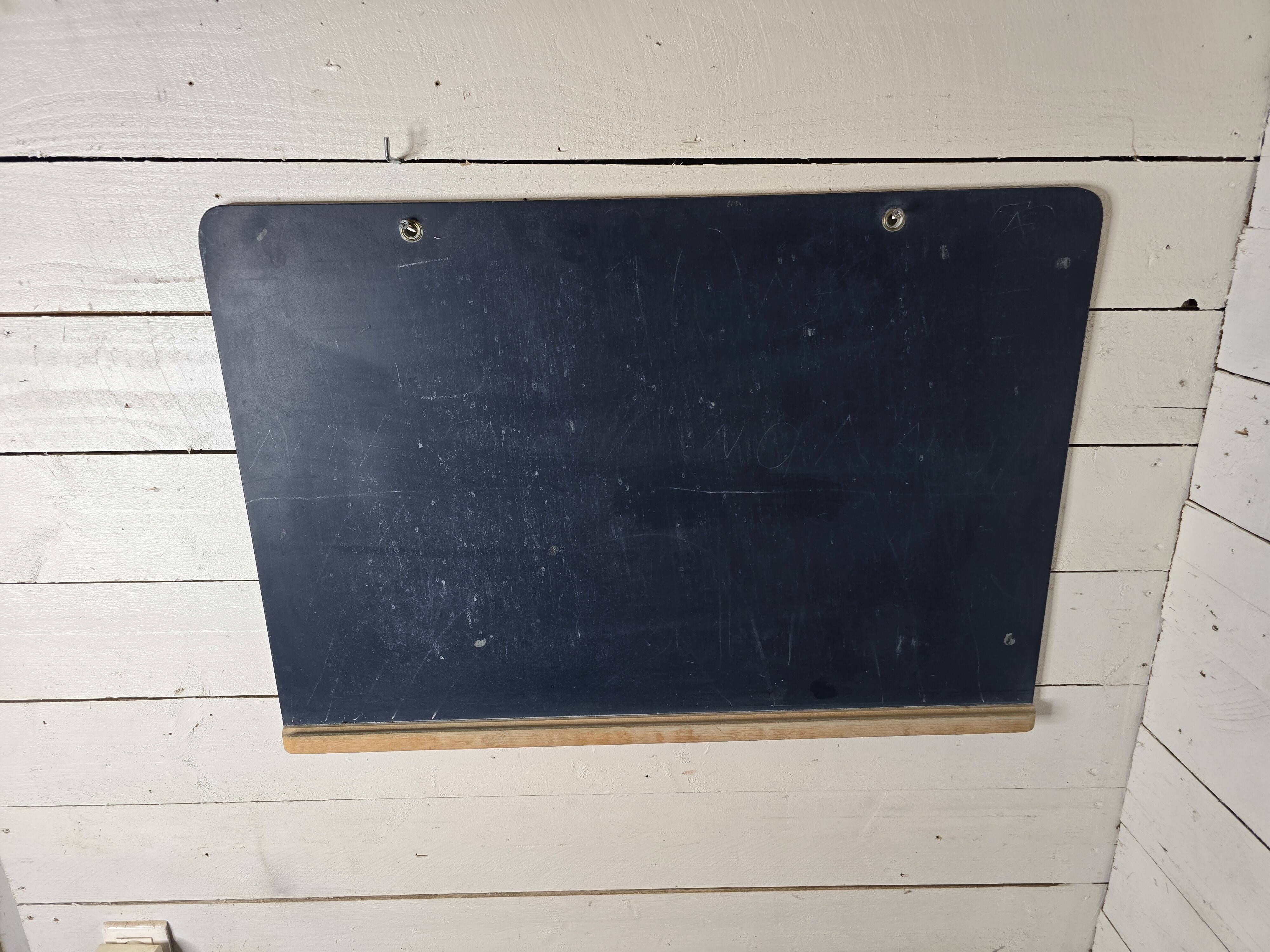 School board with chalk holder