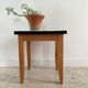 Table basse en formica et bois vintage