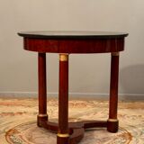 Gueridon tripod mahogany style Empire Epoch XIXth
