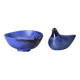 Set of two ceramic birds, Gérald Olivier, Switzerland circa 1970