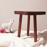 Tabouret de ferme en bois