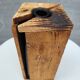 Wabi-Sabi glass vase with burnt wood mold