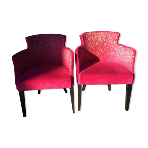 Paire de fauteuils design