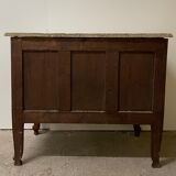 Commode sauteuse en merisier de la fin du  XVIII ème