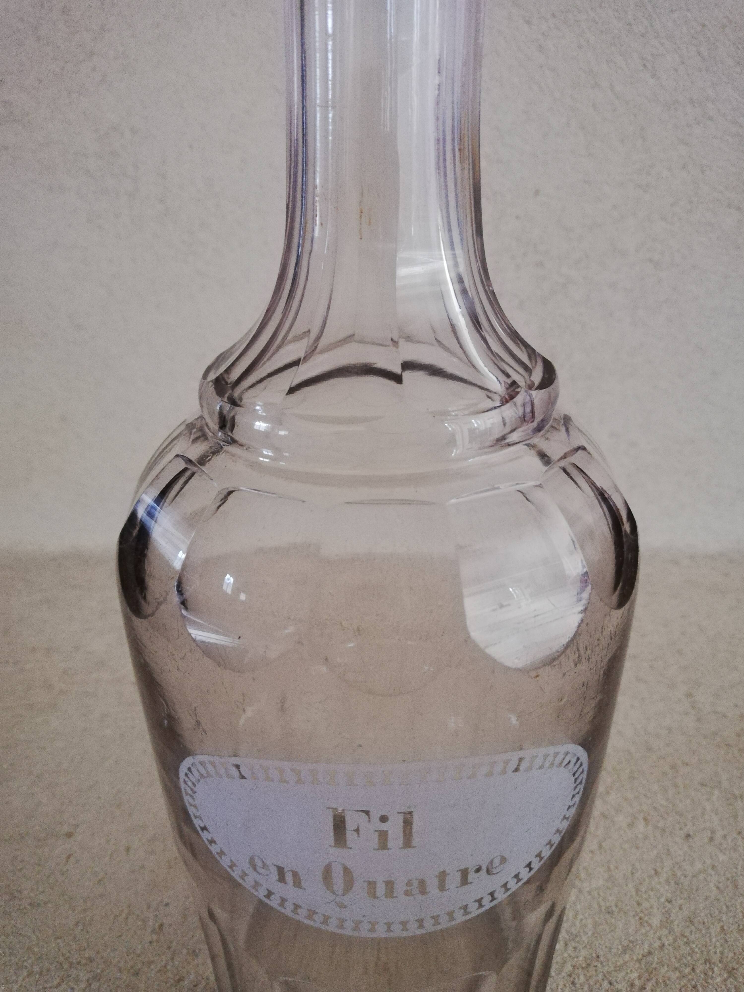 Crystal decanter early 20th century